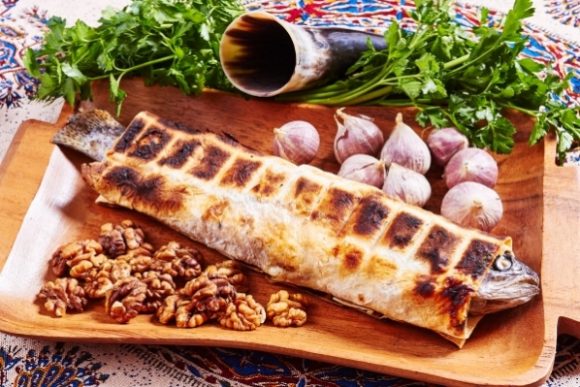 Форель в лаваше