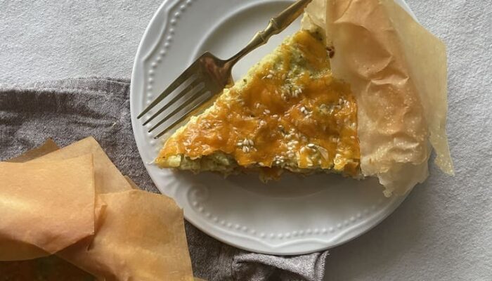 Пирог с картофелем и брокколи (видео)