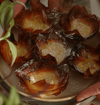 Паштейши из теста фило (видео)