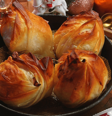 Груши в тесте фило (видео)