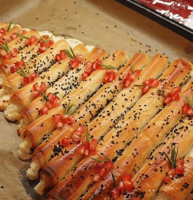 Рождественская ёлка из теста Фило (видео)