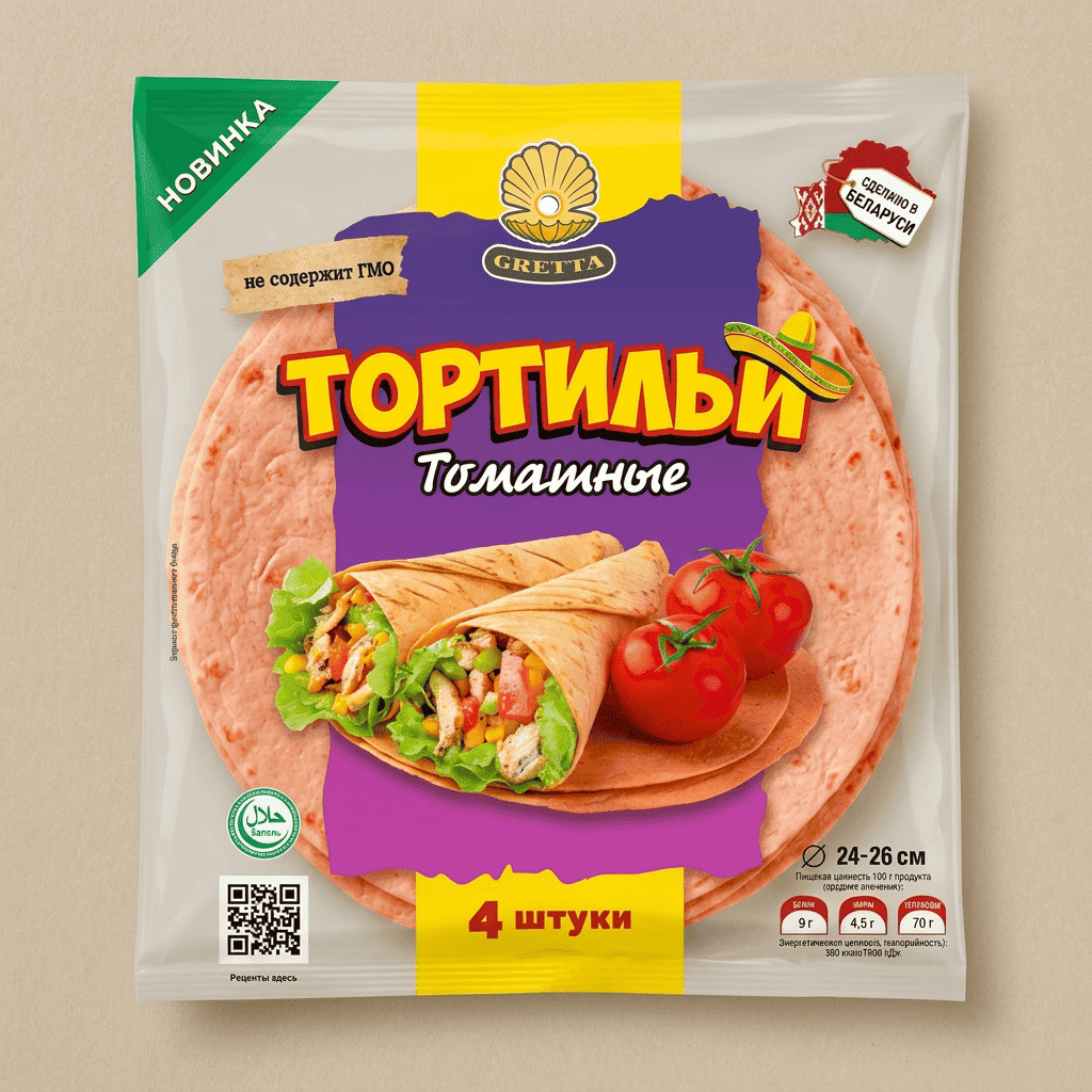 Тортилья томатная